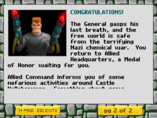 Скріншот 16 - огляд комп`ютерної гри Wolfenstein 3D