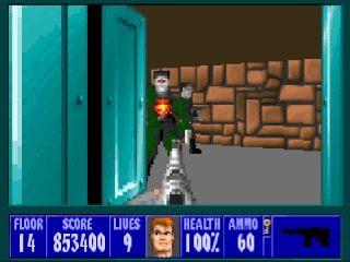 Скріншот 7 - огляд комп`ютерної гри Wolfenstein 3D: Spear of Destiny