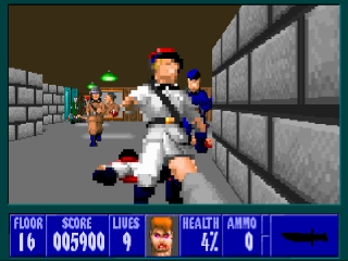 Скріншот 8 - огляд комп`ютерної гри Wolfenstein 3D: Spear of Destiny