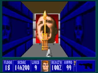Скріншот 12 - огляд комп`ютерної гри Wolfenstein 3D: Spear of Destiny