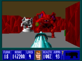 Скріншот 11 - огляд комп`ютерної гри Wolfenstein 3D: Spear of Destiny