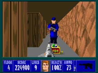 Скріншот 3 - огляд комп`ютерної гри Wolfenstein 3D: Spear of Destiny